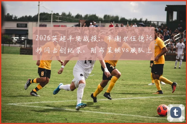 2026英超半场战报：辛谢尔伍德36秒闪击创纪录，附布莱顿vs狼队上半场进球视频回放与深度分析